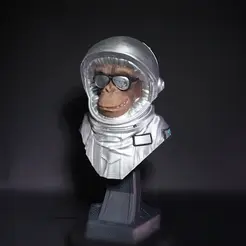 Intergalactic-Monkey-Crew.gif 3D file Intergalactic Monkey Crew・3D printable model to download
