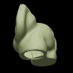 Coinbank ass with ears.gif Archivo STL Culo con orejas - Hucha・Idea de impresión 3D para descargar, Lammesky_Designs