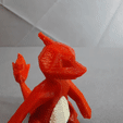Charmaleon 3D printed.gif Fichier 3D Collection Pokemon Low Poly 151・Objet imprimable en 3D à télécharger, 3D-mon