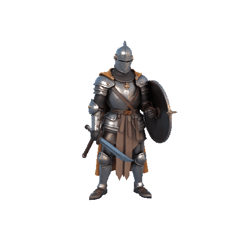 Templar soldier 3D model