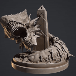 ezgif.com-gif-maker-1.gif STL file Dark Wurm・3D printable model to download