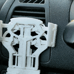 Car phone holder full Articulated universal One file STL  Ready to use!