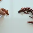 C0003_3.gif Thorn Dragon - Cute Wiggle Articulated Flexi Lizard - High Detail Print in Place!