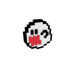 boo-mario.gif Free STL file Boo Pixelart3d・Object to download and to 3D print