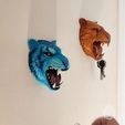 TThreegif.gif STL-Datei Wasser-Tiger, Wand-Schlüsselanhänger・3D-druckbares Modell zum Herunterladen