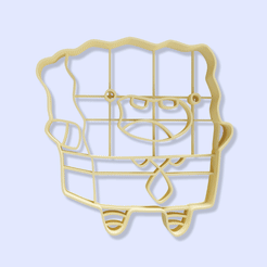 Гифка-с-Gifius.ru-2.gif STL-Datei SpongeBob und Patrick Ausstechformen・Modell zum Herunterladen und 3D-Drucken