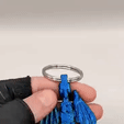 ezgif.com-video-to-gif-9.gif STL file Dragon wiggle keychain, articulated keychain, print in place・Design to download and 3D print