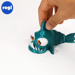 Sequence-02_1.gif STL file PIRANHA FISH・3D printable model to download