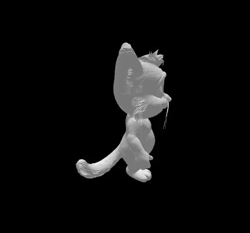 Tom-Cat-2.mp4 Friendly Tom Cat High-Detail STL