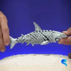 Hammerhead-Shark-1.gif Файл 3D Молотоголовая акула・Дизайн для загрузки и 3D-печати