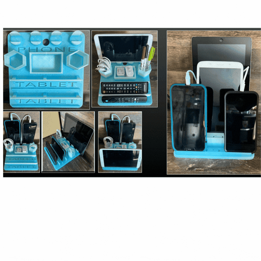 Electronics holder / organizer / charging station