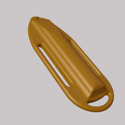 0001-0160.gif Fichier STL Bouée Baywatch bouée de sauvetage, porte-clés - pendentif - boucle d'oreille・Modèle à télécharger et à imprimer en 3D