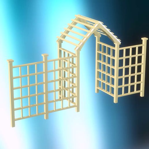 00.mp4 Fence Arbor Trellis Peak Fence WOOD