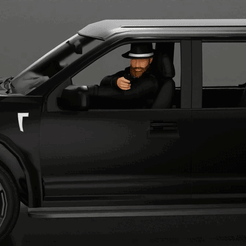 ezgif.com-gif-maker-7.gif Gángster con sombrero conduciendo un coche y empuñando una pistola