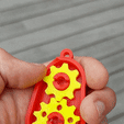 ezgif.com-gif-maker.gif STL-Datei Getriebeschlüsselanhänger mit Tinkercad-Bauteilen kostenlos・3D-druckbares Objekt zum herunterladen