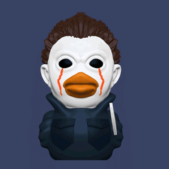 giff.gif STL-Datei DUCK Micheal Myers・Design zum Herunterladen und 3D-Drucken