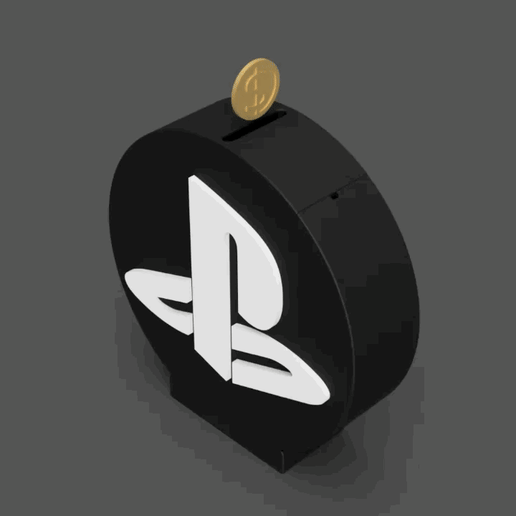 PlayStation Piggy Bank 3D model