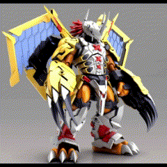 Vídeo-sin-título-2.gif STL file Digimon Wargreymon, Articulated Figure・Template to download and 3D print