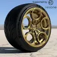 ezgif-4-7b15333c07.gif Rotiform ZRH 18 inch rims with yokohama advan tires for diecast and scale models