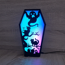 ezgif.com-optimize-2.gif Fichier STL Lampe LED cercueil Halloween・Design pour impression 3D à télécharger