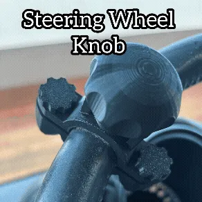 Steering-Wheel-Knob.gif Steering Wheel Knob with Built-In Screws – No Metal or Bearing Required