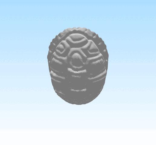 ImageToStl.com_turtle-shell-new-.stl.gif turtle shell lamp