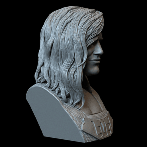 Gina Carano as Cara Dune 3D model