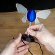 NAVI_Video-1.gif Wearable Navi Fairy Prop, Link Costume Accessory, Zelda Cosplay Floating Effect Faerie, Breath of the Wild Gamer Decor
