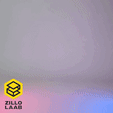 Zillolaab_Zippy_The_Bot.gif Free STL file ZILLOLAAB FLEXI PRINT-IN-PLACE ZIPPY THE BOT 🤖・3D printer design to download