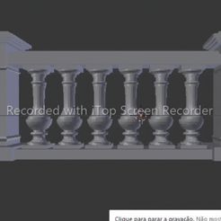 3D-balustrade-v4.gif STL-Datei 3D-Geländer v4・3D-druckbares Modell zum Herunterladen