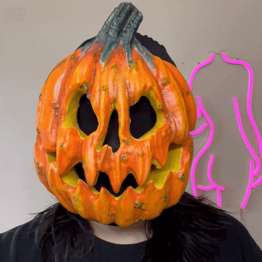ezgif.com-gif-maker-13.gif Máscara de abóbora articulada Jack-O'-lantern