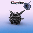 091.gif #091 Cloyster Pokemon Wiremon Figure