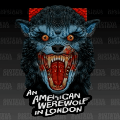 Ae a or ew (Oa ( Nees a) ey j Wert ate nS) IeartaketN Descargar archivo STL An American Werewolf in London • Plan para la impresión en 3D, GioteyaDesigns