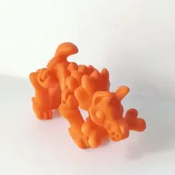 perritos.gif Файл STL Милая собачка Флекси・Дизайн 3D-печати для загрузки3D