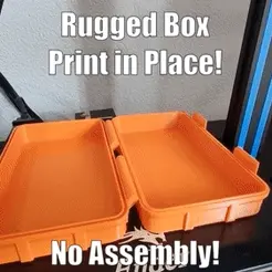 Video.gif Rugged Box - Print in place! No assembly!