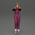 gif-34.gif Smiling girl in overalls showing a thumbs up with both hands