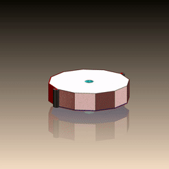 ezgif.com-gif-maker.gif Archivo STL Molde para disco de concreto de 10LB / 4.5Kg・Plan de impresora 3D para descargar