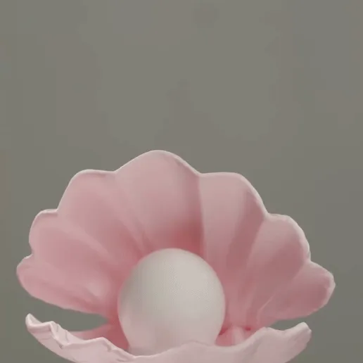 1115-1.gif Seashell Pearl Lamp