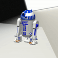 R2D2.gif STL file R2-D2 Star Wars Robot・Model to download and 3D print