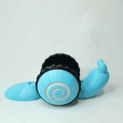 1.gif STL-Datei Pull-String Pet Schnecke・3D-druckbares Modell zum herunterladen