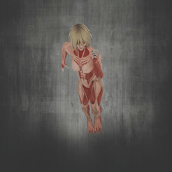 annie15.gif Archivo STL Mujer titán de aot - ataque a titán corriendo・Objeto imprimible en 3D para descargar, tuanmttl