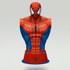 Spiderman-Bust-Low-Poly.gif Download free 3MF file SpiderMan Bust Low Poly • Model to 3D print, jbadas30