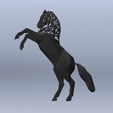 Animation.gif Rearing Horse - Spider Web Parametric