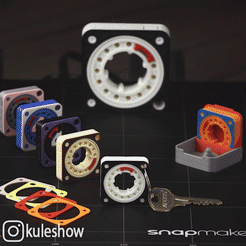VID_20230208_154251_1.gif STL file Cassette Keychain 📼・3D printing design to download