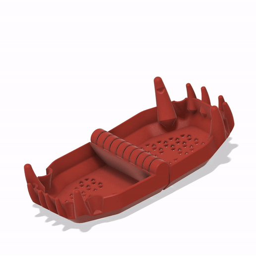 FANG MOUNT GUARD HOLDER - PRINT IN PLACE 3D model