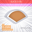 1-3_Of_Pie~2.25in.gif Slice (1∕3) of Pie Cookie Cutter 2.25in / 5.7cm