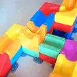 MarbleRunBlocks-Dispatcher.gif STL file Marble Run Blocks - Extension pack・3D print object to download