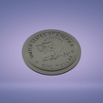 5.gif STL-Datei Wanddekorationsset Münzen von Amerika・3D-Druck-Idee zum Herunterladen, satis3d