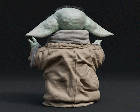 Pose_3_AdobeExpress.gif Grogu Figurine - Pose 3 - 3D Print Files