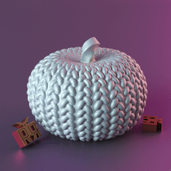 170.gif 3D file Woven Halloween pumpkin decor・3D print object to download